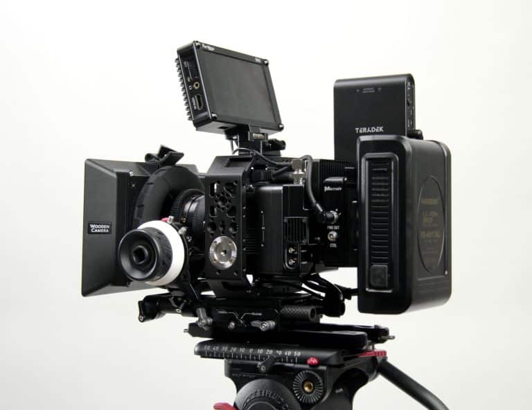 Freefly Ember S5K Camera, rear profile, operator side