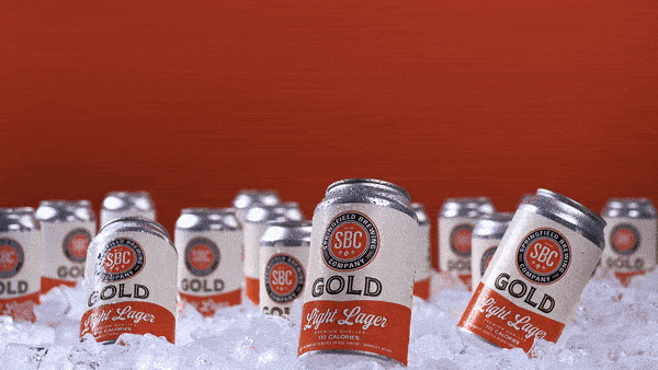 Tabletop Video Production of Cans of Beer